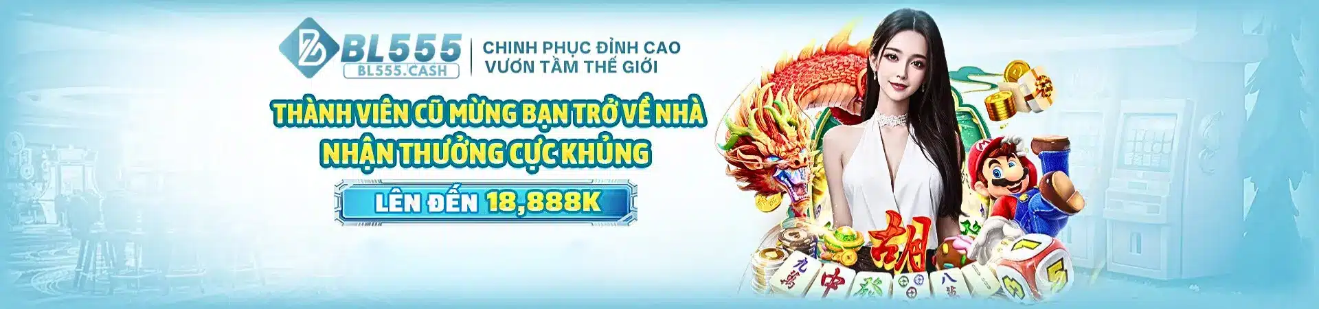 Banner mừng thành viên quay trở lại BL555.cash