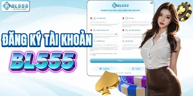 Các bước tạo tài khoản BL555