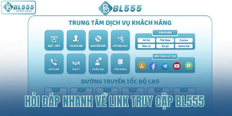 Hỏi đáp nhanh về link truy cập BL555